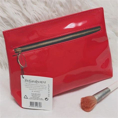 ysl pink makeup bag|ysl makeup bag price.